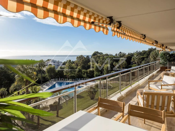 Superbe 4 pièces vue mer panoramique dans résidence de Prestige