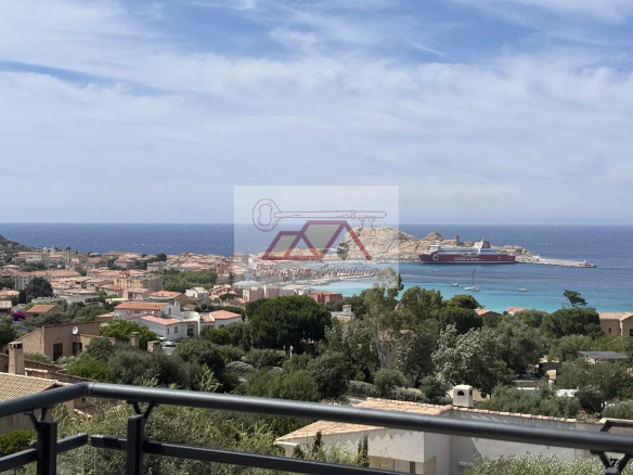 A MONTICELLU. SUR LES HAUTEURS DE L’ILE ROUSSE, VILLA T5