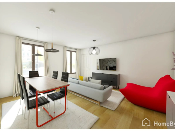 3 rooms, 62 m2 – quiet – old-world charm