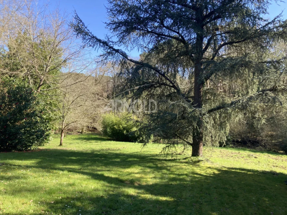 Parcelle arborée de plus de 6 000 m² avec arbres, près d'une rivière à Vannes.