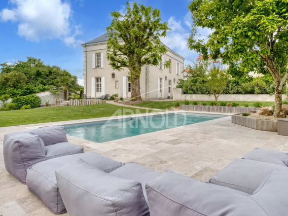 18th century priory with swimming pool and garden in Rocheservière.