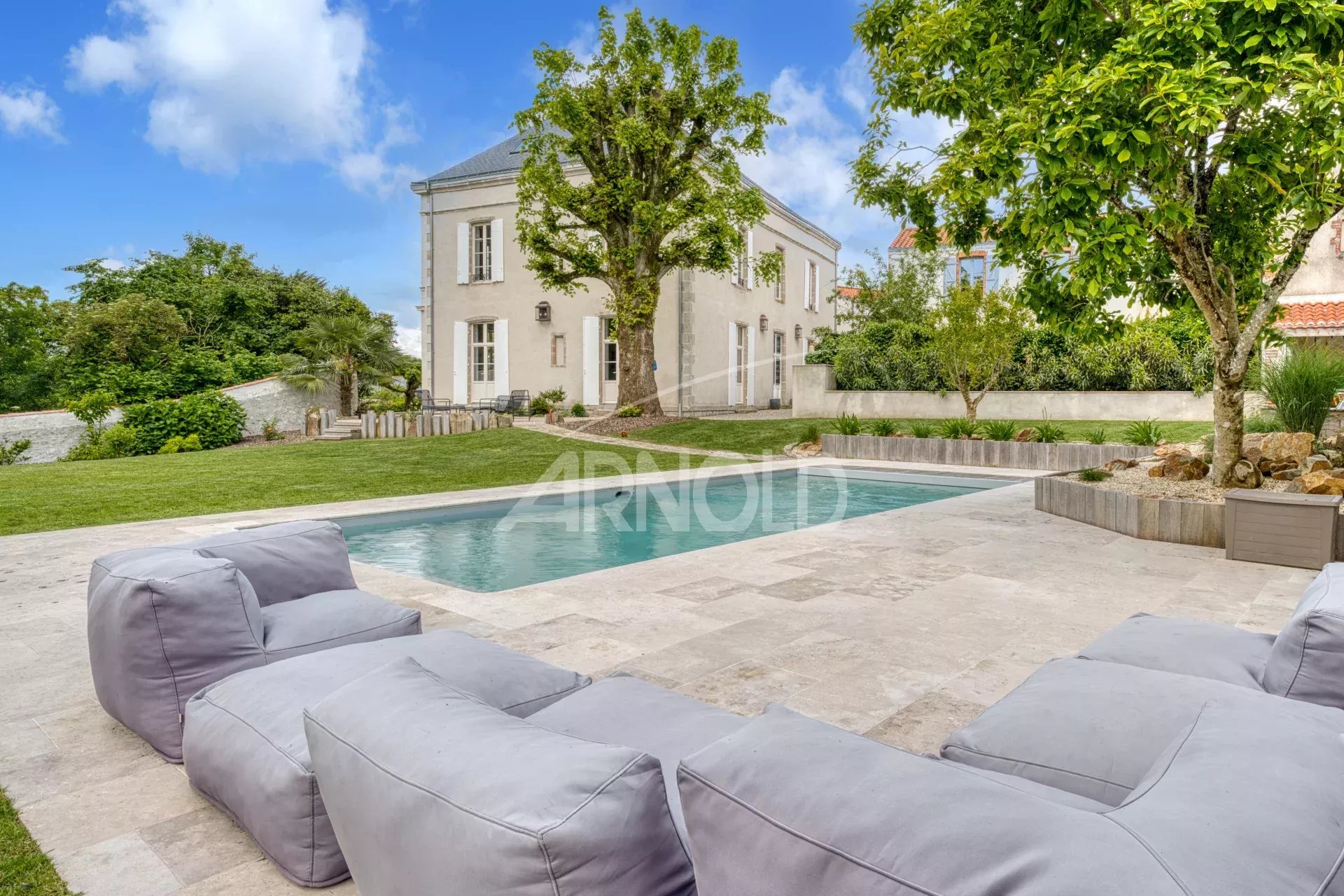 18th century priory with swimming pool and garden in Rocheservière.