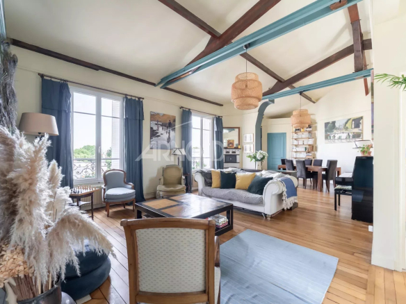 Asnieres-sur-Seine-Town Hall / Lisiere Bac district-157m²-5 bedrooms
