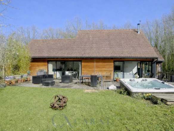 Maison en bois de plain-pied