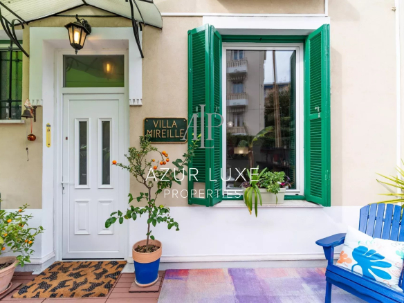 NICE/Bas-Cimiez Maison de Ville 126m2 avec Terrasse, Jardin et Parking