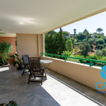 Exceptional apartment in secure domain
