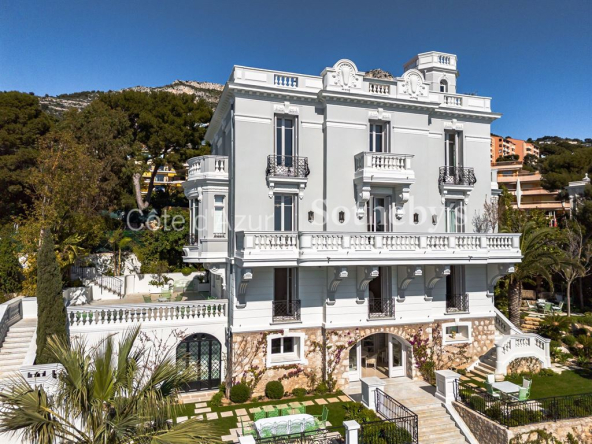 Villa Marizzina: Exceptional Belle-Époque manor in Cap d’Ail – Panoramic sea view