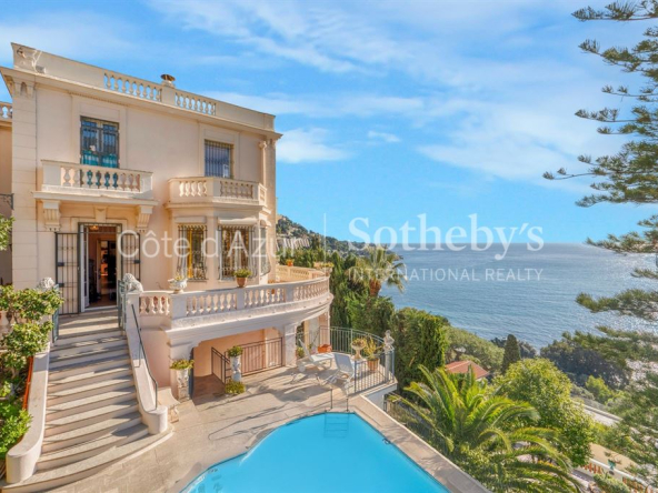 Roquebrune Cap Martin Belle Époque mansion with panoramic views of Monaco