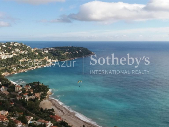 Roquebrune Cap Martin – Appartement Villa type 3 pièces, terrasse et vue mer