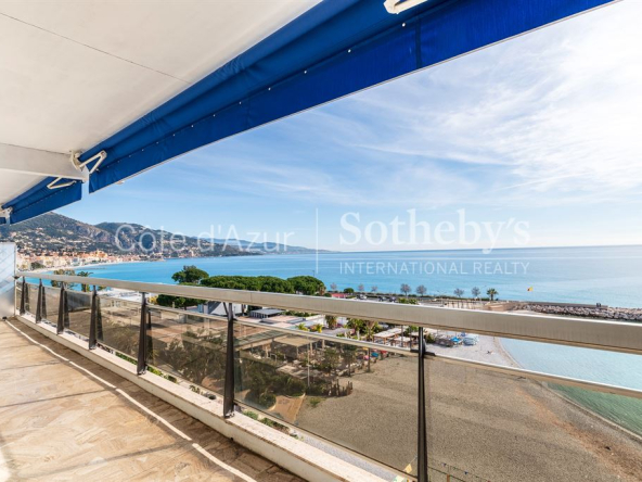 Cap Martin – appartement en front de mer avec vue panoramique et terrasse, garage