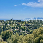 Villa d’exception avec vue panoramique sur la mer, aux portes de Villefranche