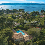 Luxueuse demeure provençale à proximité immédiate de l’Hôtel du Cap d’Antibes, vue mer