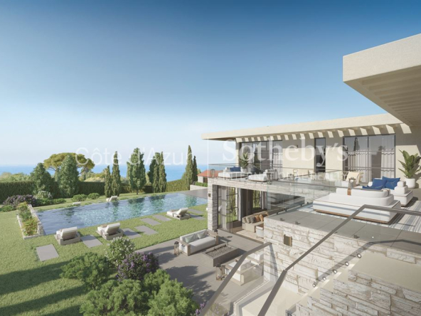 Living at the height of luxury: Contemporary villa with panoramic views in Super Cannes