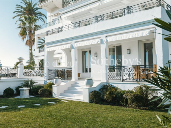 Cannes Californie, le Rouve – exceptional apartment on the ground floor and duplex for sale – sea view