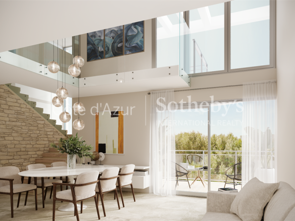 Antibes: Luxury 4-room duplex apartment – ​​New luxury residence