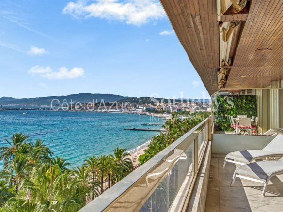 Appartement de luxe – Vue mer panoramique sur la Croisette à Cannes