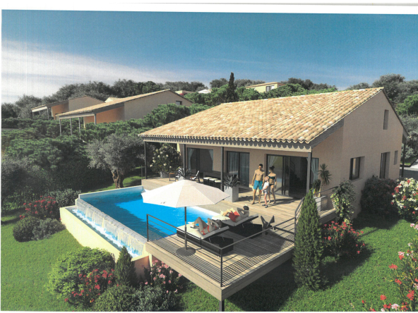 Villa T5- sari- Solenzra, sea view, 152.11 m2