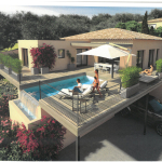 Villa T5- Sari- Solenzra,de 118,3 m2, vue mer