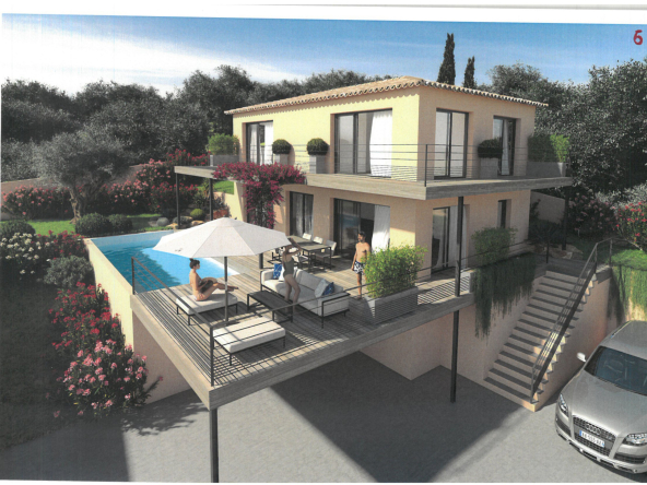 New villa T5 in Sari-Solenzara, sea view