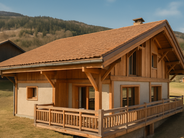 Saint Gervais les bains chalet neuf T4 152 m2 + garage 60 m2