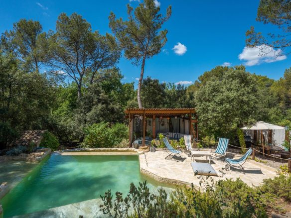 Paradis Provençal avec piscine à débordement sur la pinède !