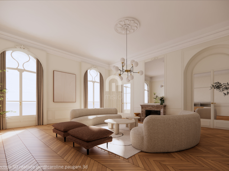 Appartement d’exception, familial et de réception