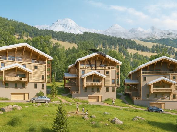Magnifique appartement LODGE T5 duplex avec terrasse au pied