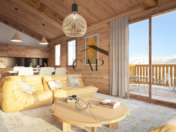Beau T4 duplex au pied des piste de Vars