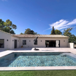 Villa contemporaine de 150 m2 hab.-Garage-sur terrain paysag