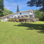 VERY NICE WOODEN HOUSE WITH POOL ON LARGE PLOT