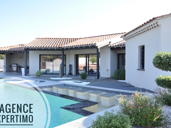 Prestations de luxe pour cette superbe maison d’architecte d