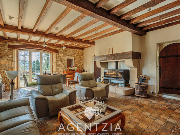 Bayonne propriété de charme avec parc arboré, étang et accè