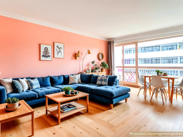 PARIS 20TH ARRONDISSEMENT, 3 rooms, near Saint-Far metro station