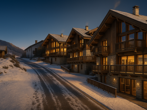 LAND with Permit, 3 LUXURY CHALETS