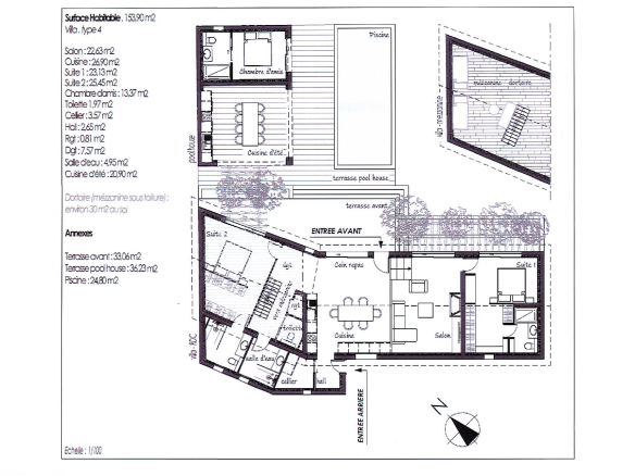 Villa – 184 m2 on 718 m2 of land Sari-Solenzara (20145)
