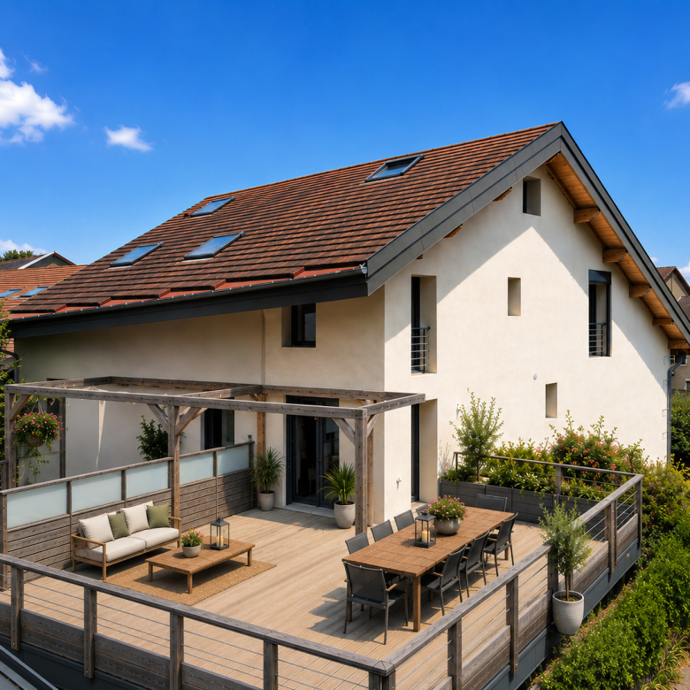 Exceptional duplex with private garden – House-like feel
