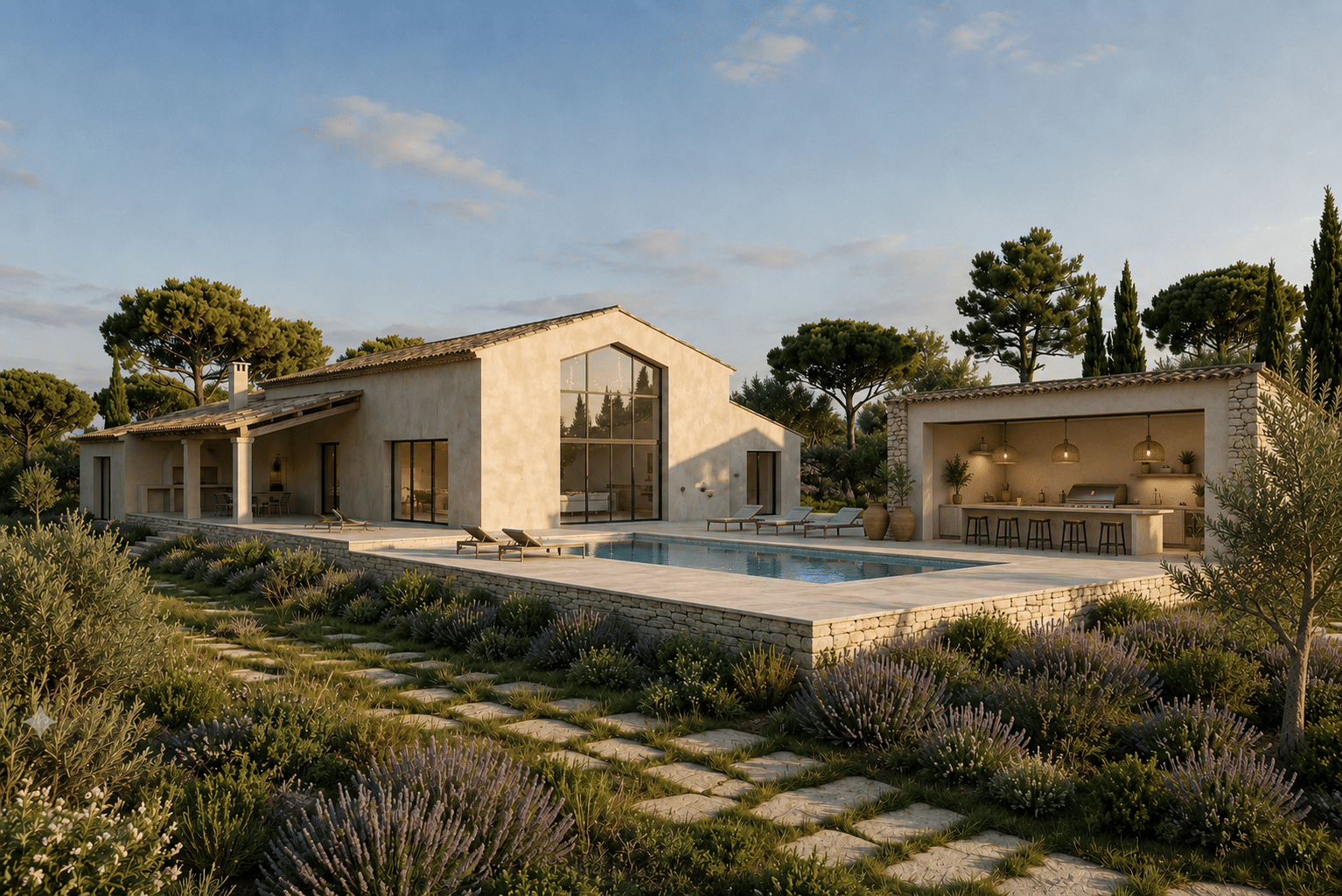 Propriété unique à L’Isle-sur-la-Sorgue Maison moderne avec piscine et espace extérieur à L'Isle-sur-la-Sorgue, entourée de verdure.