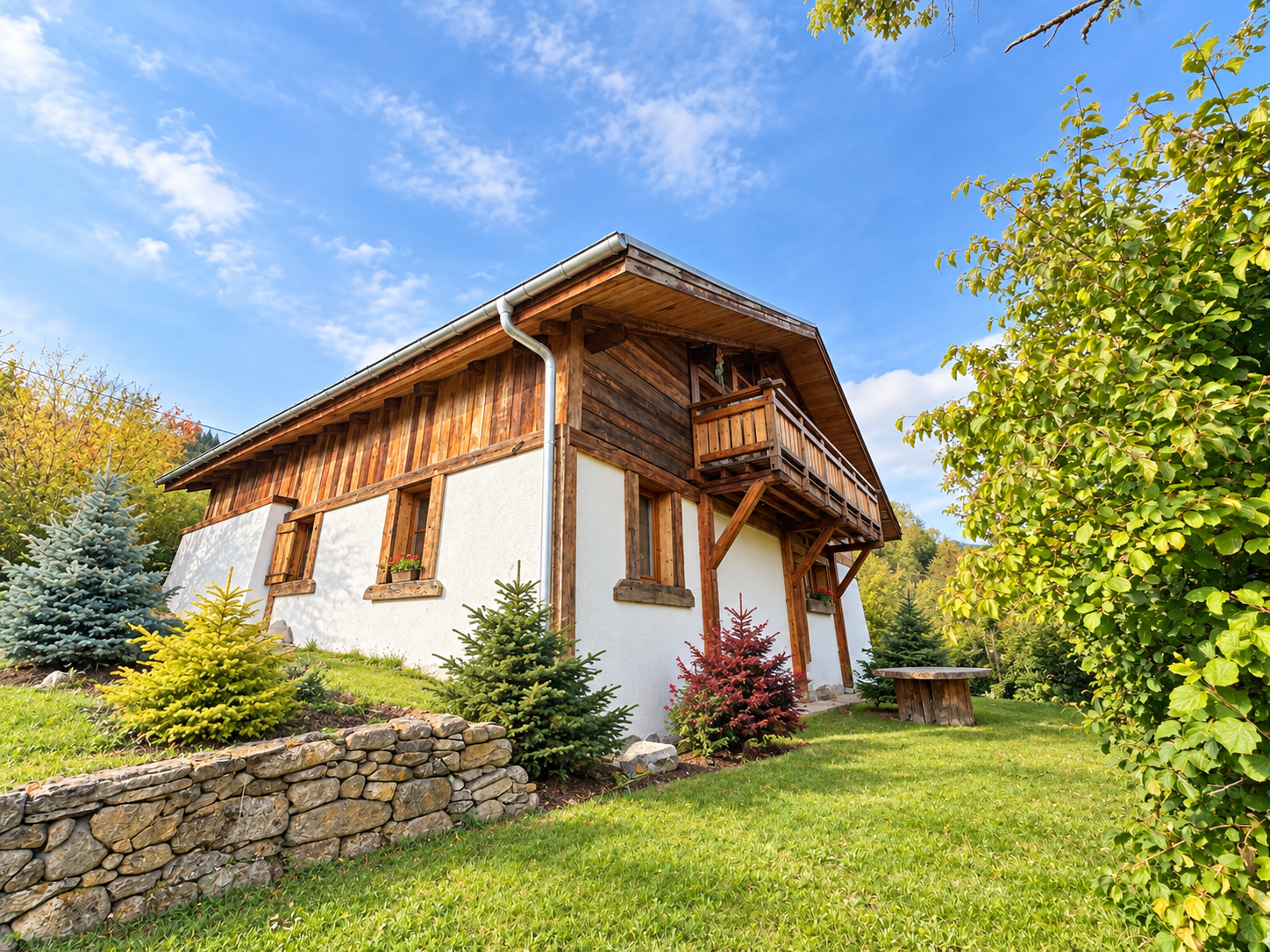 Chalet T5 à Domancy Chalet T5 à Domancy avec jardin et vue dégagée.
