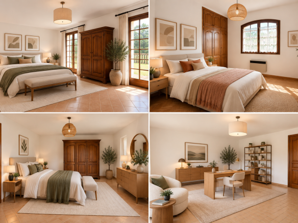 Interior of a family property with spacious rooms and modern decor.