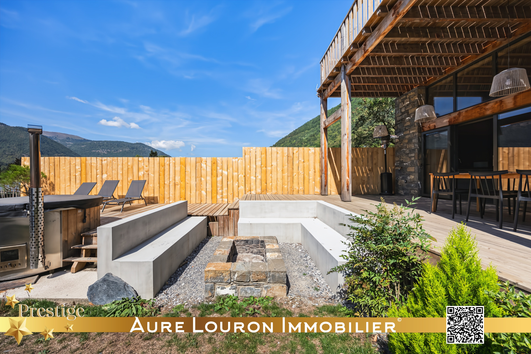 Chalet de Prestige à Guchan Chalet de prestige avec terrasse et vue sur la vallée à Guchan.