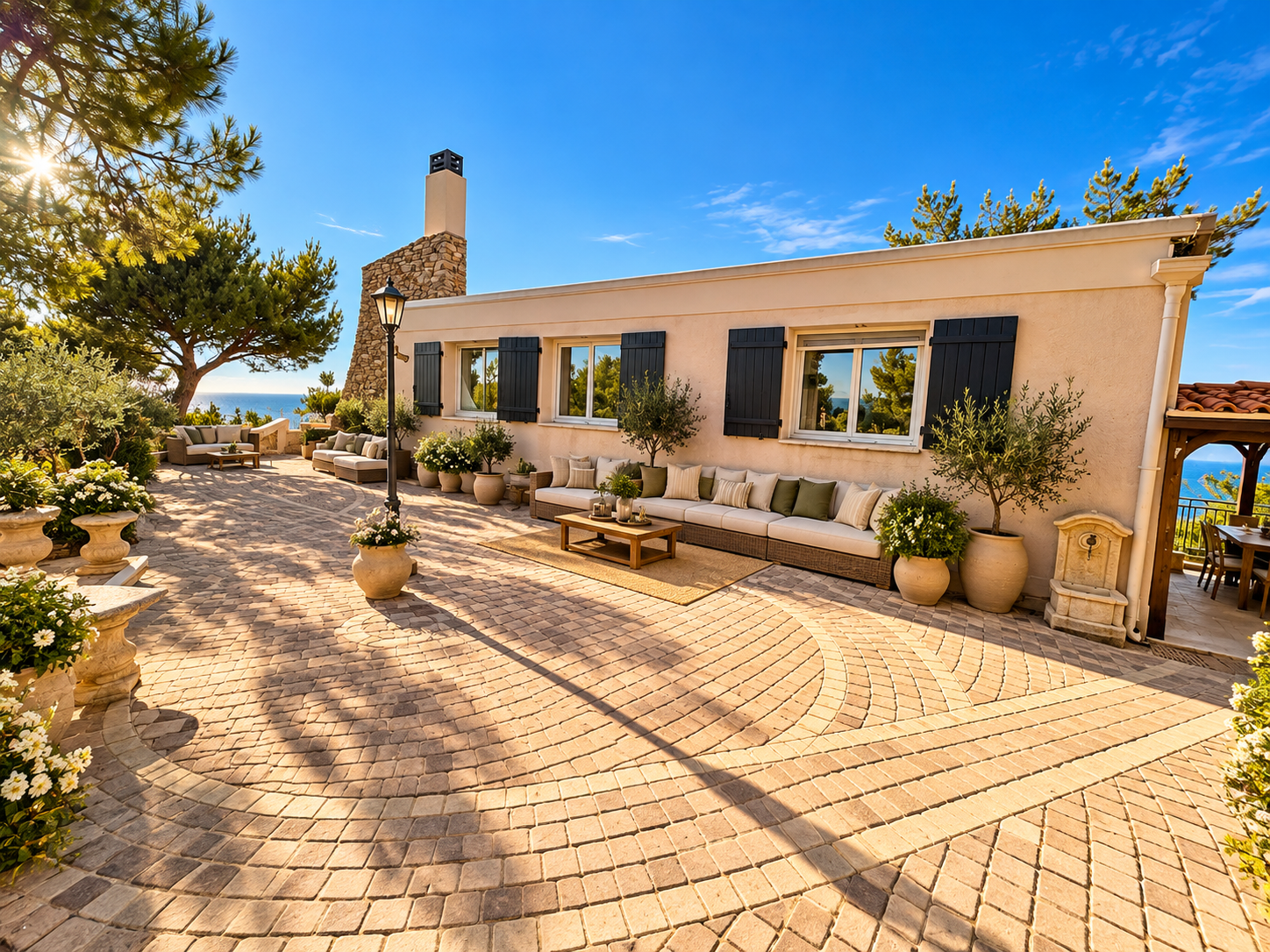 Villa avec vue mer à Ensuès-la-Redonne Villa avec vue mer panoramique à Ensuès-la-Redonne, terrasse et espaces extérieurs aménagés.