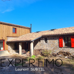 Stone house with wood extension - 182 m2 living space -