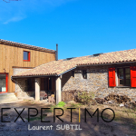 Stone house with wood extension - 182 m2 living space -