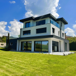 Villa contemporaine 2023 avec vue lac Léman, 207 m2 habitabl