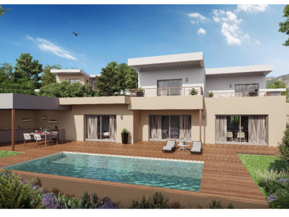 Villa contemporaine de luxe dans le quartier prisé de la fos
