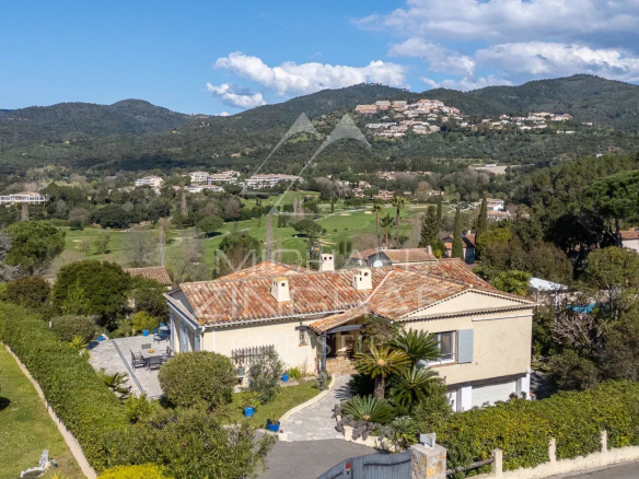 Renovated family home with mountain and golf views in Mandelieu-La Napoule.