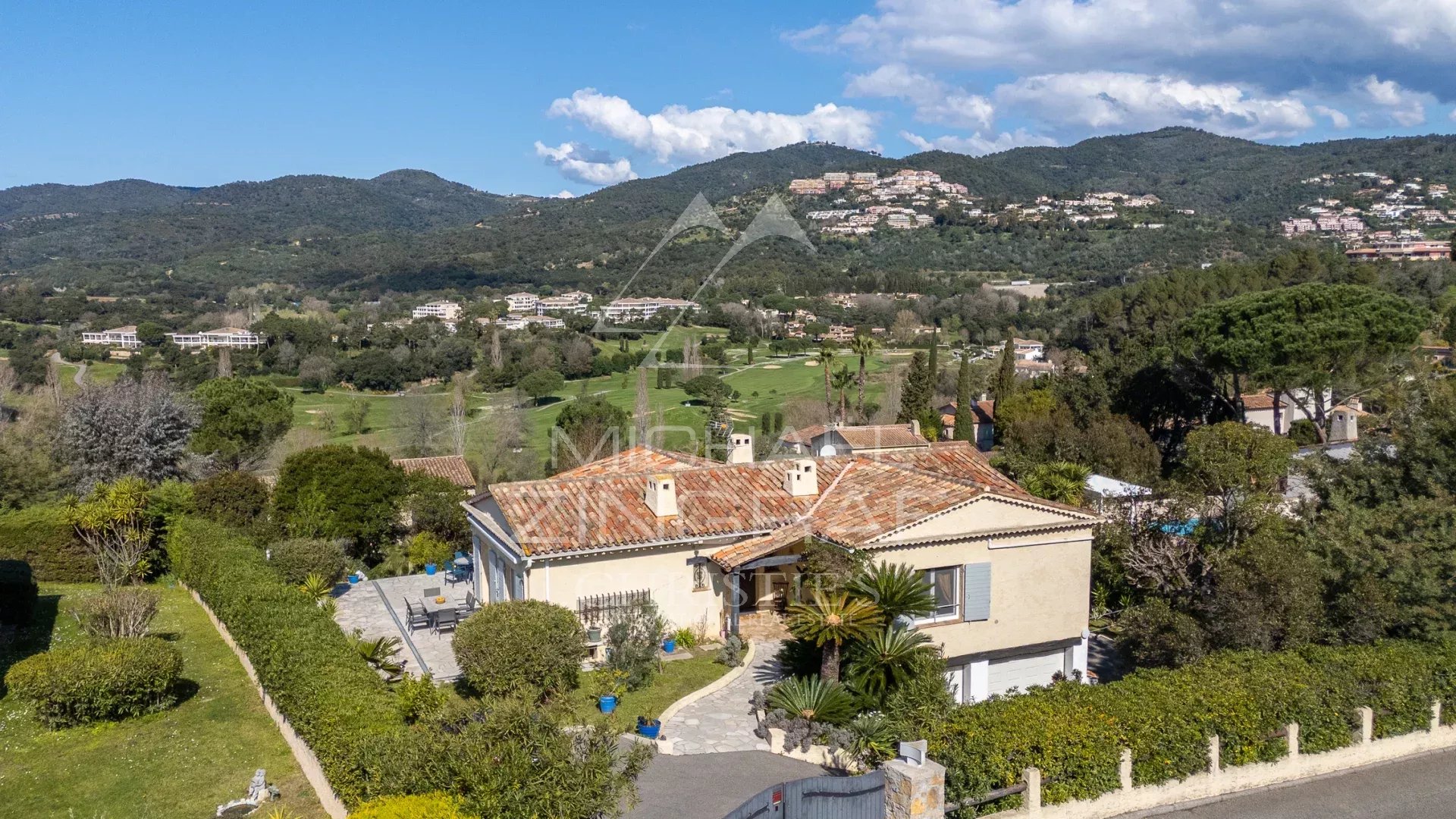 Renovated family home with mountain and golf views in Mandelieu-La Napoule.
