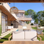 Building land near the beach