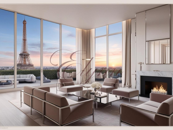 Appartement d’exception vue Tour Eiffel