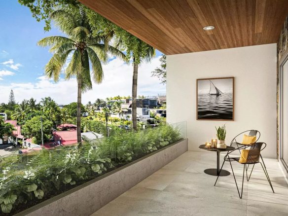 Appartement au 1er avec vue sur mer: Pereybere